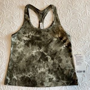 Lululemon Cool Racerback Short Tank *Nulu in Diamond Dye Light Sage Medium Olive